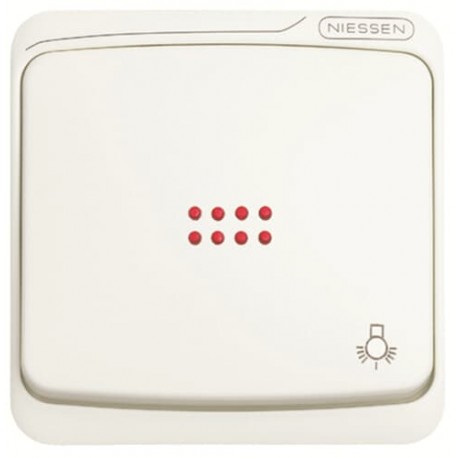 Niessen 2CLA870440A1101 Tecla pulsador luz c/visor